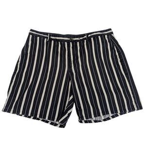 Rag & Bone Striped Mens Shorts Blue and White Size 40